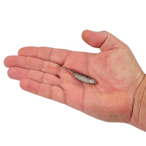 Berkley PowerBait Drip Minnow Fishing Soft Bait - color: HD Pink Shiner, size: 3"