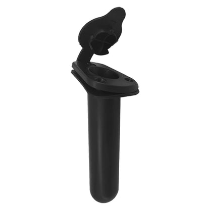 ISURE MARINE 4pc Kayak Fishing Rod Holder - Plastic Flush Mount Boat Rod Holders with Cap Cover for Canoe and Fishing Tackle Accessory