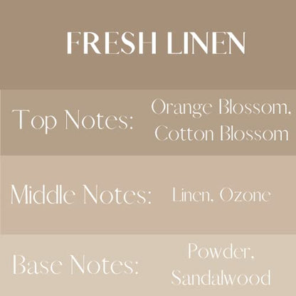 River Birch Fresh Linen Scented Linen and Room Spray | Home Fragrance | 4 oz Glass Amber Bottle | Luxury Signature Scent | Handmade in Texas - color: Fresh Linen