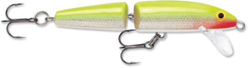 Rapala Rapala Jointed 07 Fishing Lure 2 75 Inch - color: Silver Fluorescent Chartreuse