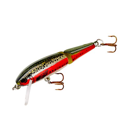 Rebel Lures Jointed Minnow Crankbait Fishing Lure - color: Rainbow Trout, size: 1 7/8 in (3/32 oz)