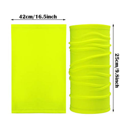 Geyoga Summer UV Protection Cooling Neck Gaiter | Sunscreen Breathable Face Scarf Bandana Mask Neck Gaiter for Outdoor Fishing Hiking Camping - color: Delicate Colors