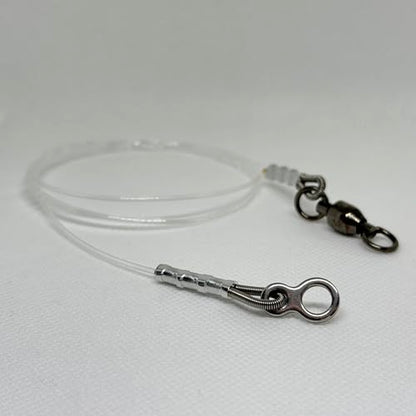 Fishing Shock Leader Line for Jigging and Trolling or Bite Guard Line 100-300 Pound Line - size: 12 inch (200 pound line), style: Figure 8