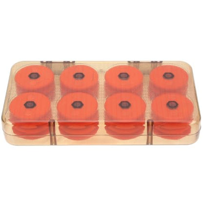 Uonlytech Portable Fishing Line Spool Holder with Foam Material for Easy Storage and Removal Fishing Line Organizer Box for Travelling and Storing Reel