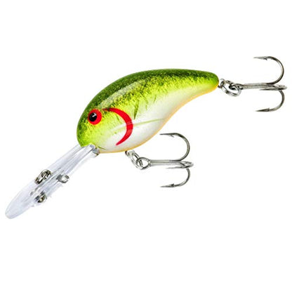 Bandit Lures Series 300 Crankbait Bass Fishing Lures - color: Avocado Splatter