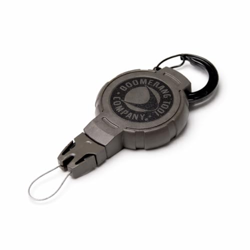 BOOMERANG TOOL COMPANY Hunting Retractable Gear Tether - style: Medium Carabiner (36" / 6oz.)