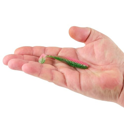 Berkley Berkley PowerBait Saltwater Power Swimmer - color: Electric Chicken, size: 3 1/3"