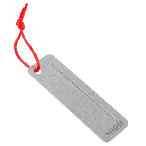 Gatuida Portable Fish Hook Sharpener Tool with Diamond-plated Iron for High Efficiency and Wear-resistant Sharpening of Fish Hooks and Knives, Compact Design for Outdoor Activities