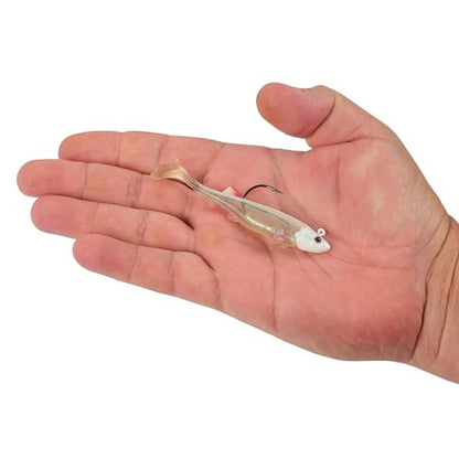 Berkley PowerBait Minnotator Fishing Soft Bait - color: HD White Shiner, size: 3.5 in - 3/8 oz
