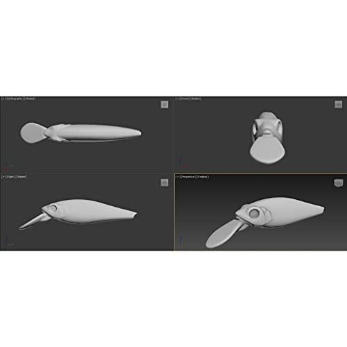 Blank Unpainted Minnow Crankbait Topwater Lipless Jerkbait Fishing Lures - color: UPC723P10