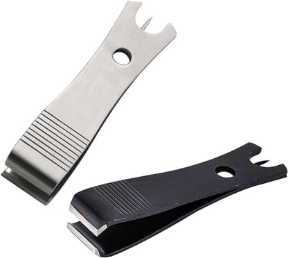 2Pcs Fishing Line Cutter Nipper with Hook Eye Cleaner Pin Stainless Steel Fishing Line Scissors Cutting Tool Fishing Line Cutter Nipper with Hook Eye Cleaner Pin Multi Functional Accessories