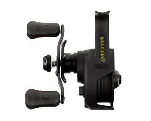 13 Fishing - Descent - Inline Ice Fishing Reel - 2.7:1 Gear Ratio - Left Hand Retrieve (Gen 2) - D2-2.7-LH, Black