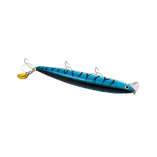Calissa Offshore Tackle 110mm and 140mm California Inshore Fishing - Special Jerkbait Crankbait Surf Flash Fishing Salt Pro Lure Minnow Zebra MS Metallic Sardine Glow - size: 110mm, style: Glow Mackerel