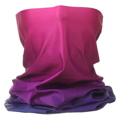 HARFINGTON Summer Cooling Neck Gaiter Sun Protection Face Mask Fishing Necks Gaiter Unisex for Cycling Outdoor Sports - color: Gradient Purple