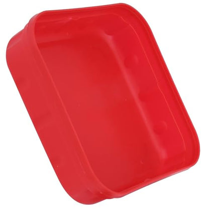 HERCHR Fishing Live Bait Box, Fishing Bait Storage Box Bait Bucket Worm Bait Station Container with Air Hole for Fishing Lure Worm Maggot - size: 170*170*45mm