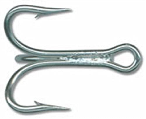 Mustad Treble Hook - color: DuraSteel, size: 6