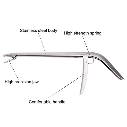 Fish Hook Remover Tool, 11.4 Inch Fishing Pliers Hook Remover, Stainless Steel Dehooker Tool Fishing for Fishermen, Quick Removal