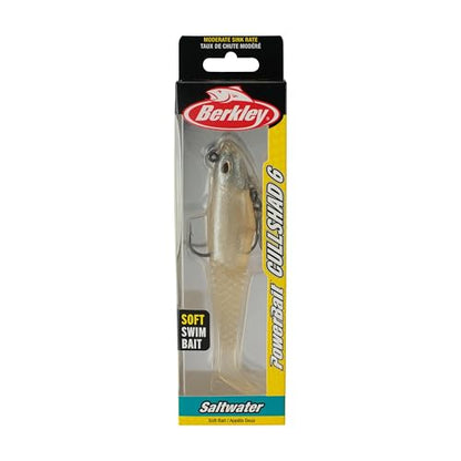 Berkley PowerBait Saltwater Pre-Rigged Cullshad Fishing Soft Bait - color: Cold Beer, size: 6 in (1.625 oz)