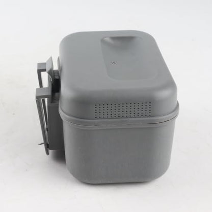 Fishing Bait Cooler Pline Bait Box Fishing Live Box Plastic Holder Heat Container for Red Wigglers Nightcrawlers Compact Station in Grey