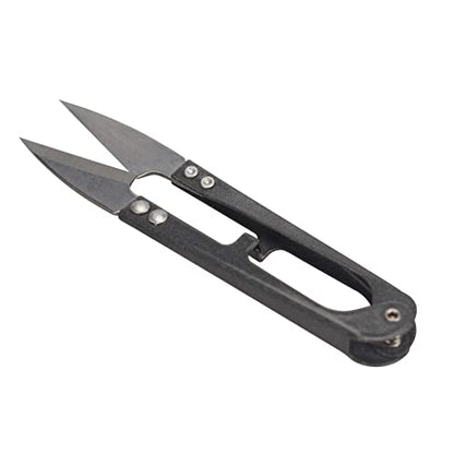 Sewing Scissors Yarn Thread Cutter 4.1inch Mini Small Snips Trimming Nipper Made of High-Carbon Steel Thread DIY Supplies for Stitch Embroidery, Knitting, Crafts (1, Black)
