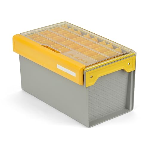 Plano EDGE Deep Hang Box, Stores 48 Crankbaits, with Rust-Preventive Rustricor, Dri-Loc Watertight Seal, WaterWick, DuraView Transparent Lid, Stackable Storage for Fishing Organization - style: Deep Hang