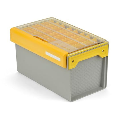 Plano EDGE Deep Hang Box, Stores 48 Crankbaits, with Rust-Preventive Rustricor, Dri-Loc Watertight Seal, WaterWick, DuraView Transparent Lid, Stackable Storage for Fishing Organization - style: Deep Hang