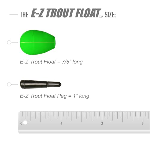 Trout Magnet E-Z Trout Floats - 36 Easy to Adjust Slotted Fishing Bobbers - Freshwater and Saltwater Teardrop Fishing Strike Indicators - Made in The USA by Leland's Lures - Ultra-Responsive Floats - size: 36 pack