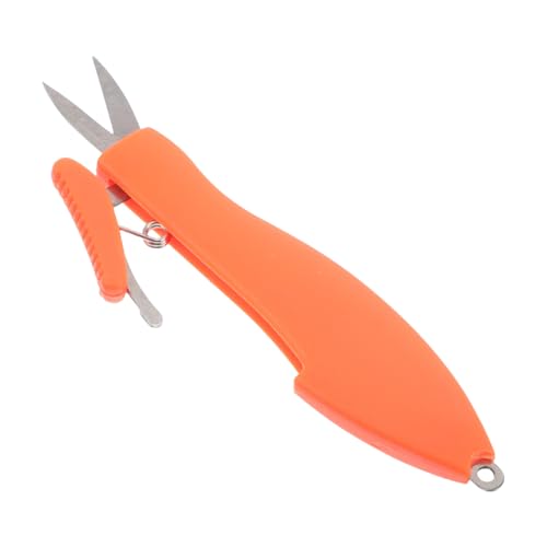Totority Retractable Fish Scissors Telescopic Braid Cutters for Cutting Fishing Gear Stainless Steel Scissors for Anglers