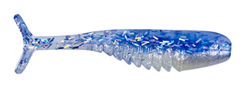 Bobby Garland Slab Hunt'R Soft Plastic Crappie Fishing Lure, 2.25 Inches, Pack of 10 - color: Blue Ice
