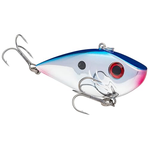 Strike King Red Eyed Shad Fishing Lure - color: Chrome Blue, size: 0.5 ounce