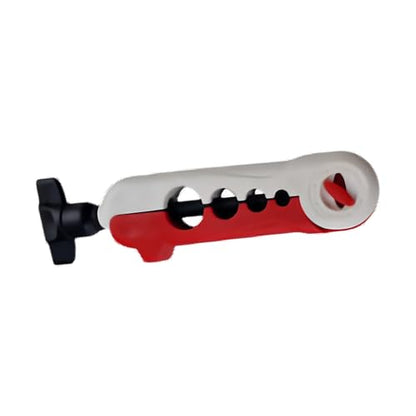 Light Weight Fishing Reel Winders Portable Reel Line Spoolers Machine Baitcasting Rotating Reel Spoolers - color: Red and white