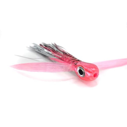 Saltwater Big Game Fishing Lure, for Offshore trolling (FlyBoy) - color: Pink Tiger Double Flash