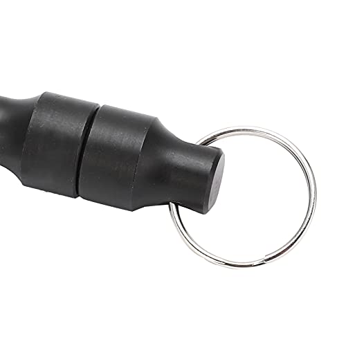 Magnetic Keychain, with Coiled Lanyard, Fly Fishing Net Retractor, Magnet Clip Holder Retractor, for Fishing Hooks, Lures, Flies, Trout Line, Keys