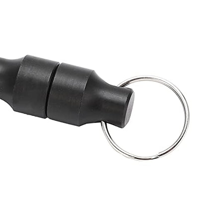 Magnetic Keychain, with Coiled Lanyard, Fly Fishing Net Retractor, Magnet Clip Holder Retractor, for Fishing Hooks, Lures, Flies, Trout Line, Keys