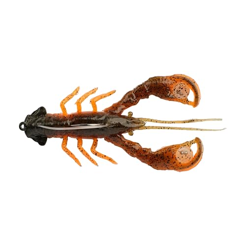 Berkley PowerBait Clatter Craw Fishing Soft Bait - color: Green Pumpkin Orange