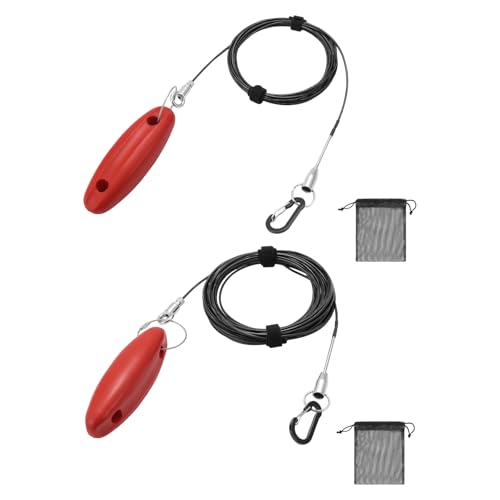 Fishing Fish Stringer Fish Needle Hook Stringer with Coated Stainless Steel Cable for Saltwater Freshwater - size: 5M
