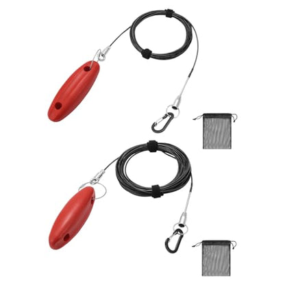 Fishing Fish Stringer Fish Needle Hook Stringer with Coated Stainless Steel Cable for Saltwater Freshwater - size: 5M