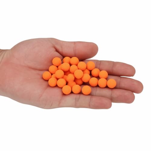 30PCS/Box Carp Fishing Foam Soft Pellets Baits – Floating Boilies Ball Lure for Hair Rigs & Feeder, Freshwater & Saltwater Carp Fishing - color: Orabnge 10mm