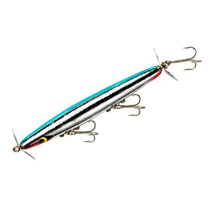 Smithwick Lures Devil's Horse Propeller Topwater Fishing Lure - Mimics Fleeing Shad - color: Chrome/Blue Back, size: 4.5-Inch, 3/8-Ounce