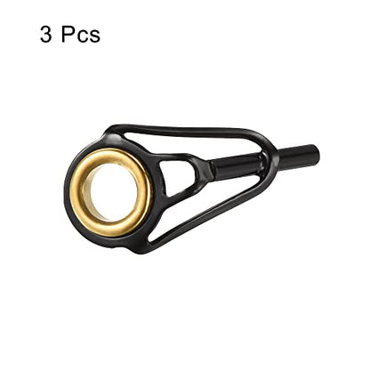 PATIKIL Fishing Rod Tips Repair Kit Stainless Steel Ring Guide for Saltwater Freshwater Fishing - size: 1.8mm