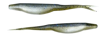 Phat Pak Baits - Drunkin Shad Zoom Super Fluke Style Soft Jerkbait 5" 20ct Soft Plastic Bass Fishing Lure - color: Green Money Minnow