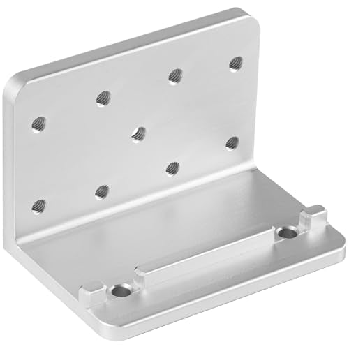 90° Boat Gunnel Track Mount Bracket for Rod Holders, Downriggers, Fish Finders & Marine Accessories, Aluminum Mounting Base for Lund, Ranger and Lowe Boats