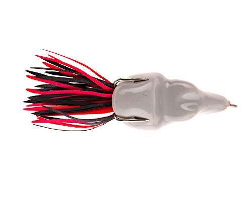 Scum Frog Bassrat Topwater Bass Fishing Hollow Body Lure with Weedless Hooks