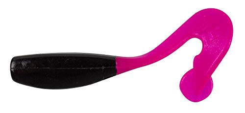 Bobby Garland Stroll'R Soft Plastic Crappie Fishing Lure, 2.5 Inches, Pack of 12 - color: Black Hot Pink