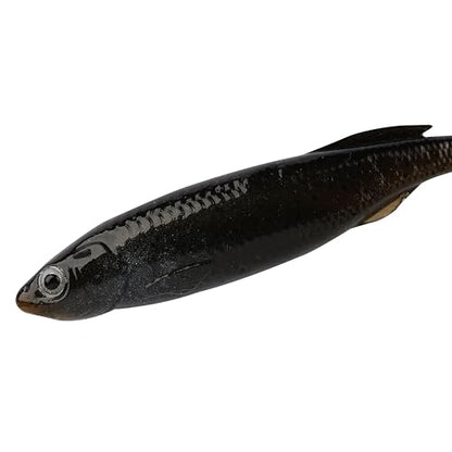 Berkley PowerBait Drip Minnow Fishing Soft Bait - color: Green Pumpkin Shad, size: 3"
