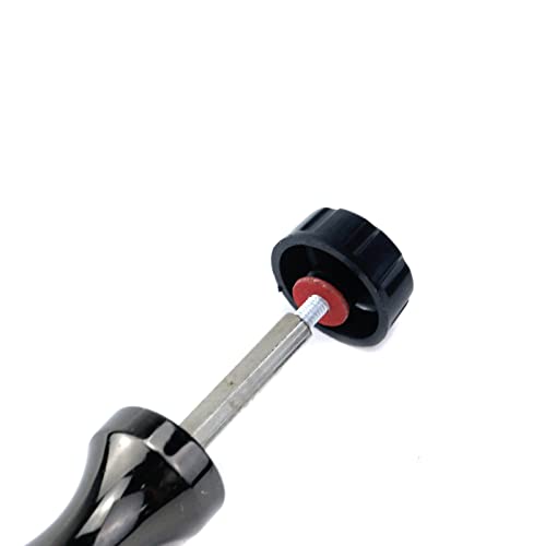 Crapyt Fishing Reel Handle Fishing Wheel Grasp Spinning Crank Handle Arm Grip Part Knob Tackle Wheel Ball Shake Rotary Knob - size: Medium, style: Dark Grey