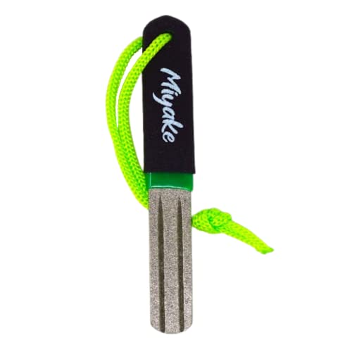 Set of 2 Fishing Hook Sharpener Hone Diamond File Portable Grinding Tool, Double Sided Diamond Grit 800/600 Multicolor | Double Sided Diamond Grit 800/600, 4 inch, 2 Pack
