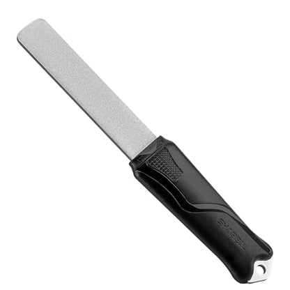 SHARPAL 121N Dual-Grit Diamond Sharpening Stone Garden Tool File | Coarse 325 / Extra Fine 1200 Grit, Knife Sharpener For Lawn Mower Blade, Axe, Hatchet, Hedge Shears, Chisels, Drills - style: Sturdy Handle