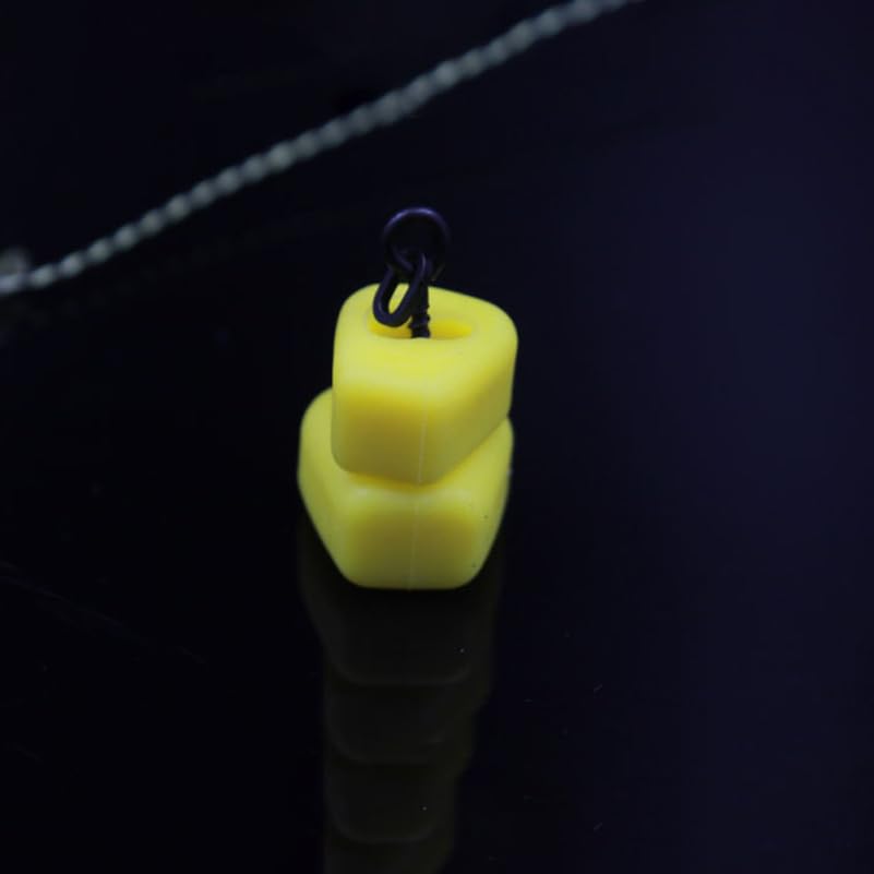 100pcs Floating Corn Beads High Buoyancy Fake Bait Sweetcorn for Carp Hair Rigs Artificial Soft TPE Trout Fishing Lures