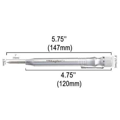 Retractable Fish Venting Tool with Pocket Clip – Durable Barotrauma Release Tool for Saltwater Fishing
